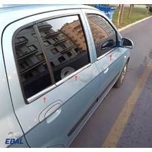 Ebal Oto Hyundai Getz Krom Cam Çıtası 6 Prç. 2002 Üzeri Paslanmaz Çelik