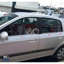 Ebal Oto Hyundai Getz Krom Cam Çıtası 6 Prç. 2002 Üzeri Paslanmaz Çelik