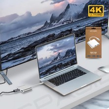 Spasibo Port Trio Usb-C 3 In 1 Adaptör | 4K UHD Hdmı, Hızlı Veri Transferi ve Çoklu Bağlantı Deneyimi!