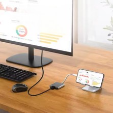 Spasibo Port Trio Usb-C 3 In 1 Adaptör | 4K UHD Hdmı, Hızlı Veri Transferi ve Çoklu Bağlantı Deneyimi!