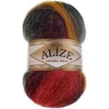 Alize Angora Gold Batik 5 Adet El Örgü ipi Akıllı ip No 2527