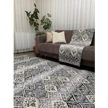 Livory Home Savan Çok Amaçlı Halı-Kilim Örtüsü Mor