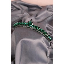 Hayalperest Boncuk Ince Mekik Taşlı Gelin Kına Tacı