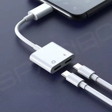 Spasibo Port Dual Usb-C | Şarj ve Ses Adaptörü