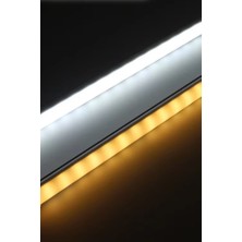 Demir Led Alüminyum Kasalı Çubuk Barled 12V 72 Ledli 5730 Opak Cam Beyaz LED