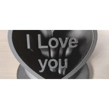 3D Baskı "ı Love You" Kalp Figürü
