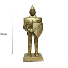 Dekoratif Metal Şovalye Gold