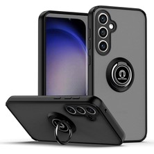 Samsung Galaxy M34 5g Kılıf Buzlu Yüzüklü Standlı Kapak A++ Zipax-Az-Mnty