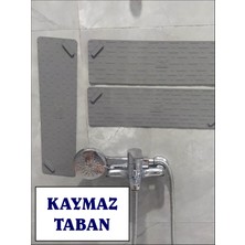 Cozley Kötü Koku Önleyici Uzun Duş Gideri Silikon Mat Duş Gideri Kapağı Tıpası Böcek Önleyici BATTAL BOY GRİ 55 cm X 12 cm