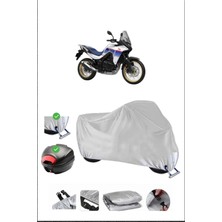 Breen Honda Xl 750 Transalp Için Arka Çanta Ve Kilit Uyumlu Gri Motosiklet Branda, Güvenli