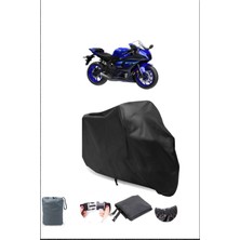 Yamaha R7 Uyumlu Siyah Motorsiklet Branda, Motor Örtüsü