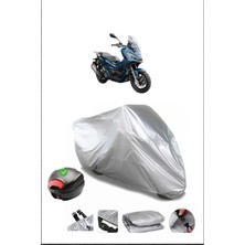 Yuki Xway 125 Arka Çanta Uyumlu Motosiklet Branda Su Geçirmez Dayanıklı Kumaş