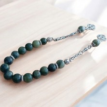 Mga Doğaltaş Zaza Tesbih Yeşim Taşı Doğal Taş Sallamalık Tesbih Doğal Taş Tesbih