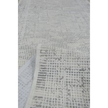 Decofloor Halı Nepal 5395A Gri-Krem Lazer Kesim Dokuma Taban Kesme Yolluk Koridor-Antre-Mutfak-Oturma Odası-Salon