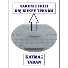 Cozley Lavabo Kötü Koku Giderici Önleyici Silikon Mat - Sızdırmaz Lavabo Tıkacı - Lavabo Tıpası Evye Kapağı - Böcek Önleyici Kapak - GRİ