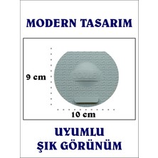 Cozley Lavabo Kötü Koku Giderici Önleyici Silikon Mat - Sızdırmaz Lavabo Tıkacı - Lavabo Tıpası Evye Kapağı - Böcek Önleyici Kapak - GRİ