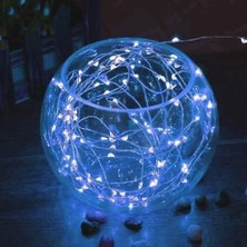 Zayka® Pilli 5 Metre Dekoratif Peri LED Beyaz Aydınlatma Süsleme Lambası