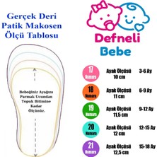 Defneli Bebe  Kahverengi Püsküllü Patik Makosen Bebek Ayakkabısı