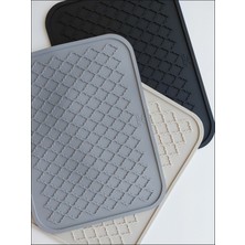 Silikon Bulaşık Kurutma Matı Büyük Boy Tezgah Üstü Kuruluma Matı Bulaşık Yıkama Matı 40 x 30 cm
