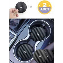 Kocamın Tasarımı Rover 216 Aracınıza Karbon Desenli Araç Bardak Altlığı Rover 216 Iç Mekanı Için 7 cm Şık Tasarım 2 Adet