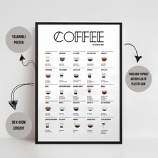 Orendart Coffee Kahve Essential 2'li Kahve Köşesi Çerçeveli Tasarım Tablo