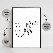 Orendart Coffee Kahve Essential 2'li Kahve Köşesi Çerçeveli Tasarım Tablo