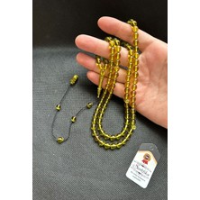 Kehribar Store Sıkma Kehribar 99 Luk Namaz Tesbihi, Dua Tanesi, Zikir Tesbihi Hediye Sertifikalı