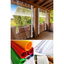 Branda Dünyası 200X620 cm Fermuarlı Şeffaf Balkon Brandası