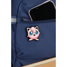 Rozzy Lab Pokemon Jigglypuff - Rozet - Broş - Yaka Çanta Aksesuar