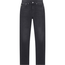 Calvin Klein Jeans Yüksek Bel Straight Paça Antrasit Kadın Denim Pantolon J20J2250131BY