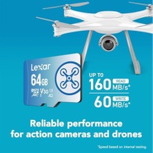 64GB Fly High-Performance 1066X Microsdxc™ Uhs-I, Up To 160MB/S Read 60MB/S Write C10 A2 V30 U3