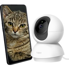 Tapo C210, 2k 3mp, Hareket Tespit ve Takibi, 360°, 9m Gece Görüşü, Çift Yönlü Sesli Iletişim, Sesli Alarm, Bulut/yerel Depolama, Bebek Ağlaması Tespiti, Iç Mekan Wi-Fi Güvenlik Kamerası