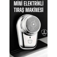 Seyahat Tipi Tıraş Makinesi Taşınabilir Kablosuz Mini Paslanmaz Çelik