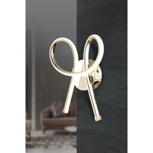 Modern Ideal Üç Renkli Gold Ledli Aplik ve Salon Aplik