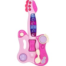 Ninibaby Işıklı Müzikli Gitar Pembe