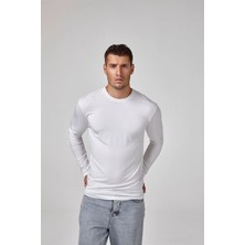 Relactive Sıfır Yaka Uzun Kol Erkek T-Shirt 1620