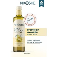 Nivoshe Premium Detox Sirke Bromelain Avokado Mix Doğal Fermantasyon 250ML 2. Ürün 1 TL