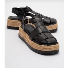 Noble Shoes Hakiki Deri Bayan Sandalet