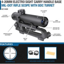 Barska 4X20 Electro Sight Cmil-Dot M-16 Base Dürbün