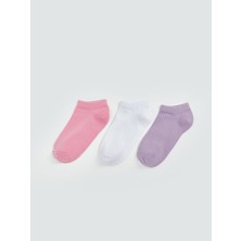 Lcw Eco Basic Kız Çocuk Patik Çorap 3'lü