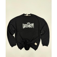 Tonrise Erkek Dgcklnbzm Baskılı 3 Iplik Kalın Şardonlu Sweatshirt