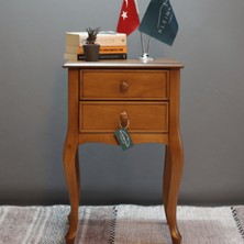 Kleinhaus Furniture Lükens Ayak Ahşap Komodin