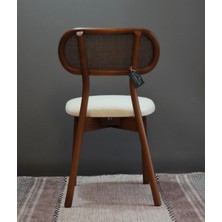 Kleinhaus Furniture Ibiza Ahşap Yemek Sandalyesi (Değiştirilebilir Kumaş)