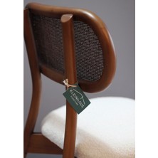 Kleinhaus Furniture Ibiza Ahşap Yemek Sandalyesi (Değiştirilebilir Kumaş)