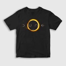 Presmono  Çocuk Siyah Dune Logo Film T-Shirt