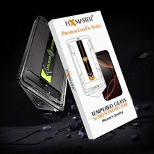 Fixmaster Apple iPhone 16e / Apple iPhone 13 /  Apple iPhone 13 Pro /  Apple iPhone 14 Uyumlu Easy Fix Kolay Kurulum Temperli Cam Ekran Koruyucu