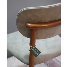 Ahşap Sandalye / Modern Tasarım / Mutfak Sandalyesi / Kişiselleştirilebilir Kumaş ve Ahşap Rengi