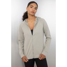 DeFacto Standart Fit Sporcu Fermuarlı Skuba Dalgıç Kumaş Hırka A5627AX24AU