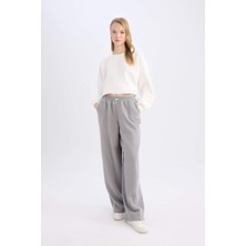 DeFacto Coool Beli Lastikli Wide Leg Geniş Bol Paça Eşofman Altı E0163AX24WN
