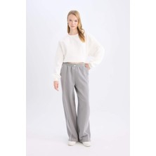 DeFacto Coool Beli Lastikli Wide Leg Geniş Bol Paça Eşofman Altı E0163AX24WN